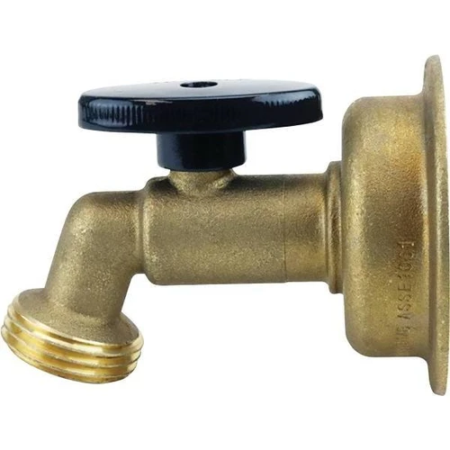 Tectite 1/2 Brass Push-To-Connect X 3/4 Garden Hose No Kink Hose Bibb