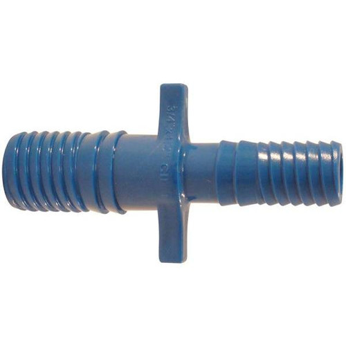 Apollo 3/4 In. X 1/2 In. Barb Insert Blue Twister Polypropylene Coupling Fitting