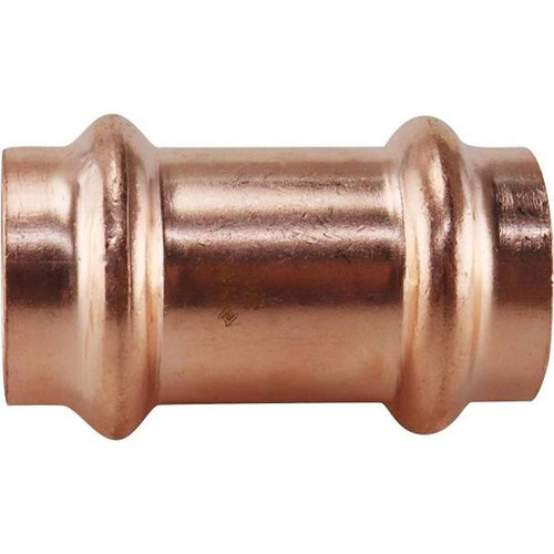 Apollo 3/4 In. X 3/4 In. Copper Press X Press Repair Coupling W/ No Stop