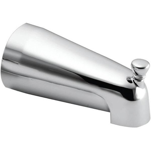 Cleveland Faucet Group 1/2 In. Slip Fit Metal Tub Spout In Chrome