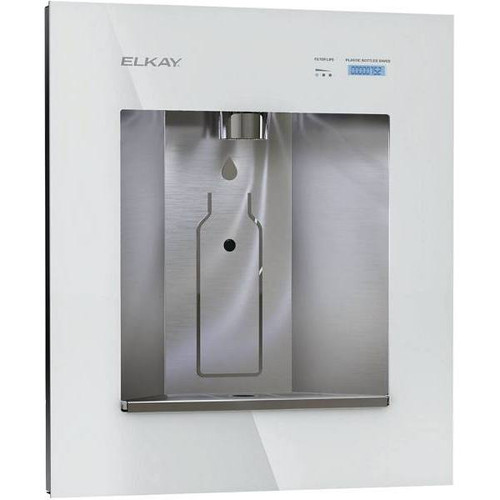 Elkay Ezh2o Liv Filtered Fountain Dispenser W/ Remote Chiller (Aspen White)