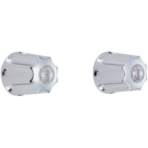 Gerber Shower Faucet Trim Kit With Metal Fluted Handles (Chrome)