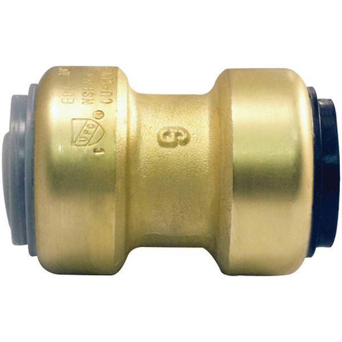 Tectite 3/4 In. Brass Push-To-Connect Polybutylene Conversion Coupling