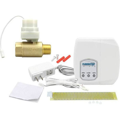 Floodstop Water Heater Auto-Shutoff Valve, Fs3/4npt, V4 Controller, Water Damage Prevention