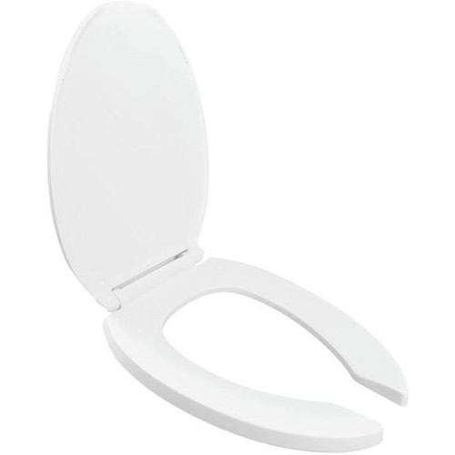 Centoco White Elongated Open Front Toilet Seat
