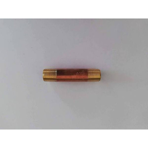 Everbilt 1/2 In. X 3-1/2 In. Brass Nipple (10-Pack)