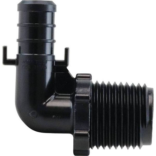 Apollo 1/2 In. Plastic PEX-B Barb X Male Pipe Thread 90-Degree Elbow (5-Pack)