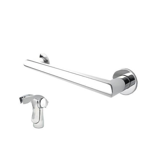 Preferred Bath Grab Bar 24 X 1.25" Handheld Shower Holder Polished Ss Fusion