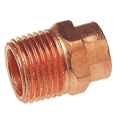 Everbilt 604 3/4"X 3/4" Wrot Copper Cupx Mip Adapter Pro, Package Of 25