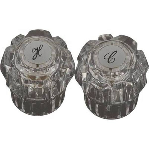 ProPlus Kitchen Bath And Shower Pair Acrylic Handles (For Sterling)