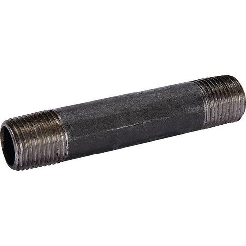 1 In. X 12 In. Schedule 40 Black Nipple