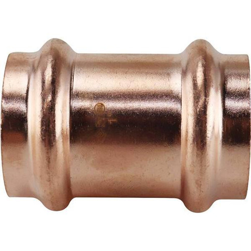 Apollo 1 In. X 1 In. Copper Press X Press Repair Coupling W/ No Stop