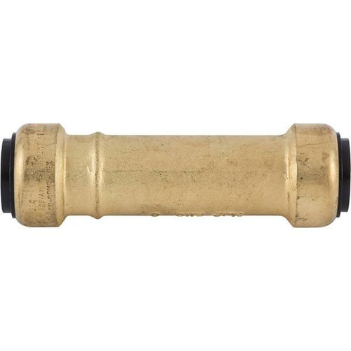 Tectite 3/4 In. Brass Push-To-Connect Slip Repair Coupling