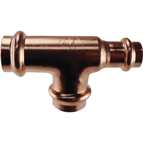 Apollo 3/4 In. X 1/2 In. X 3/4 In. Copper Press Reducing Tee Fitting
