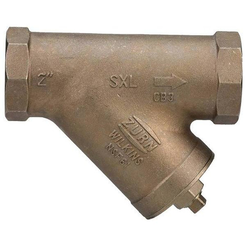 Zurn Wilkins 2-Sxl 2" Sxl Cast Bronze Wye Type Strainer