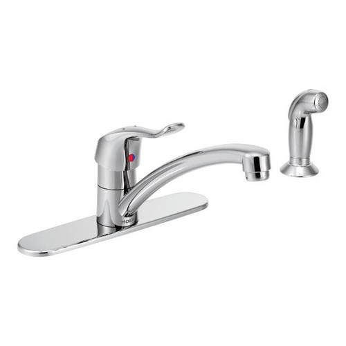 Moen M-Dura Chrome 1.5gpm One-Handle Kitchen Faucet Wall Mounted