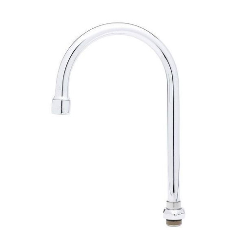 T&s Brass And Bronze Swivel Gooseneck W/ 2.2 Gpm Aerator 5-3/4" Spread 10-5/16"