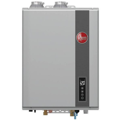 Rheem Super High Efficiency 9.5 GPM Smart Indoor Liquid Propane Residential Tankless Water Heater