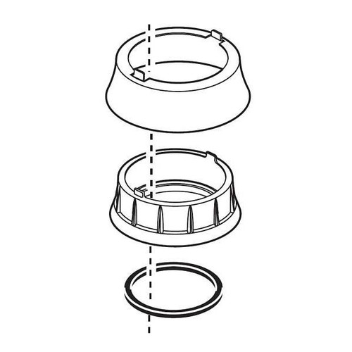 Delta Trim Ring, Base And Gasket Model Rp60979ar