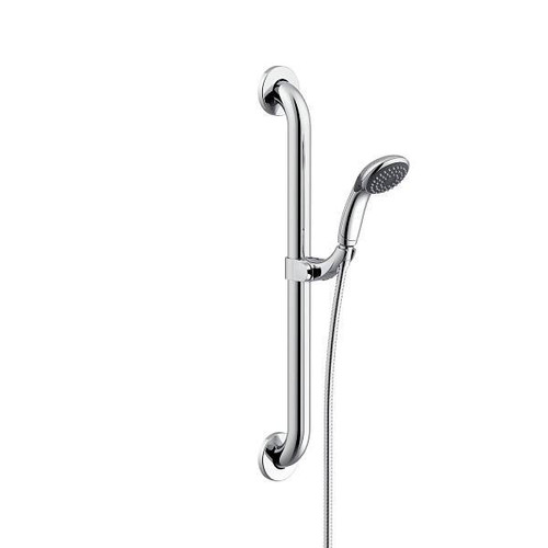 Gerber ADA Compliant Grab Bar With 2 Function Handshower 1.75gpm Chrome