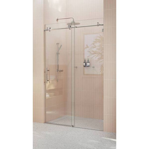 Glass Warehouse Eclipse 44-48"wx78"h Frameless Sliding Shower Door Chrome