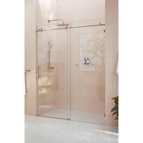 Glass Warehouse Eclipse 64"x78" Frameless Glass Shower Doors Gw-Sld-64-Bb