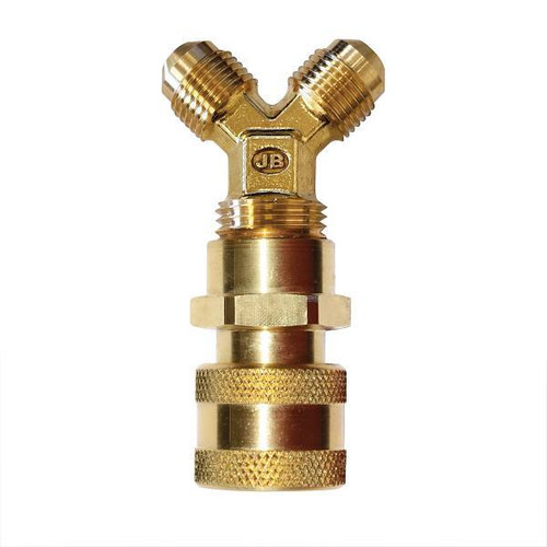 JB Industries Y-Force Dual High Speed Quick Coupler Connector 3/8" X 3/8" X 3/8"
