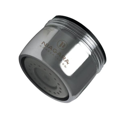Niagara 0.5 GPM Dual-Thread Needle-Spray Faucet Aerator In Chrome (60-Pk)