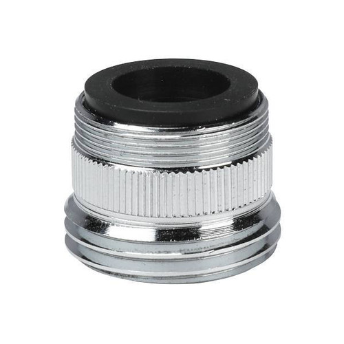 Danco 15/16- 27m Or 55/64- 27f X 3/4 Ghtm Chrome Garden Hose Adapter