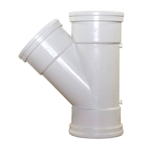 Ipex 4" PVC Sewer Wye Sdr35 - Gxgxg