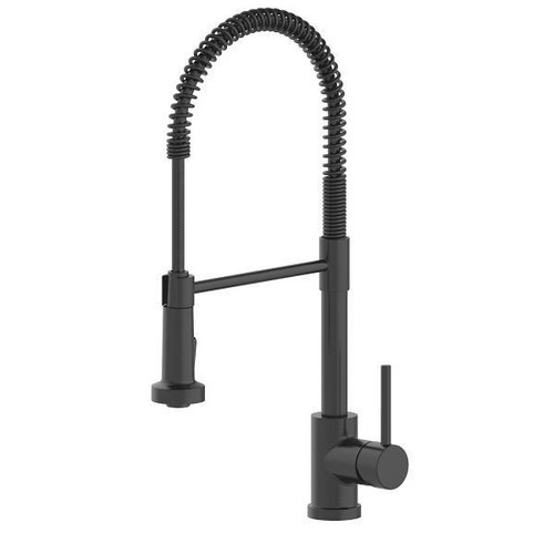 Seasons Westwind Single-Handle Pull Down Kitchen Faucet Matte Black
