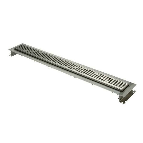 Zurn 28"Steel Linear Shower Drain With Wave Grate