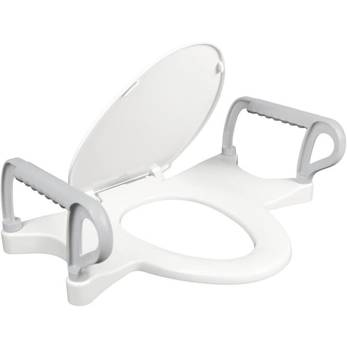 Bemis Stay-Tite Universal Fit Plastic Closed Front Toilet Seat In White