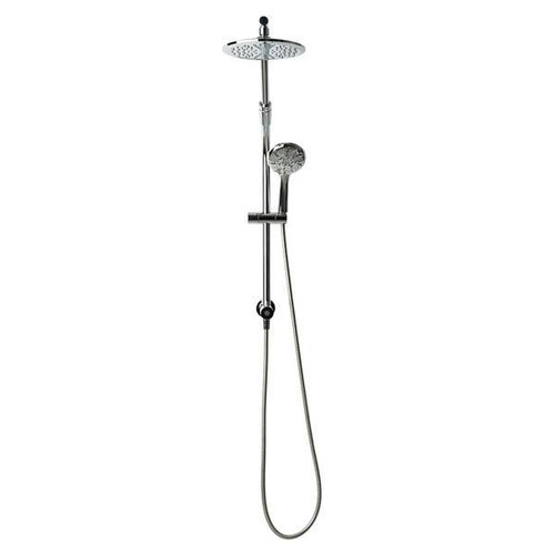 Niagara Showerrail Dual Showerhead 1.75 GPM Combo W Slide Rail, Drill-Free