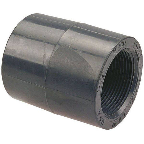 Nibco 4503 1-1/4" PVC Schedule 80 Chemtrol Adapter