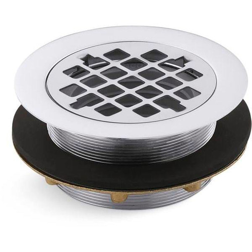 Kohler Round Shower Drain With Grid Strainer