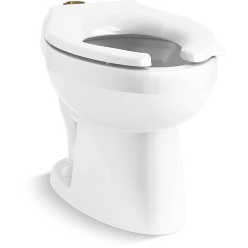 Kohler Wellcomme Ultra Floor-Mount Top Spud Flushometer Bowl