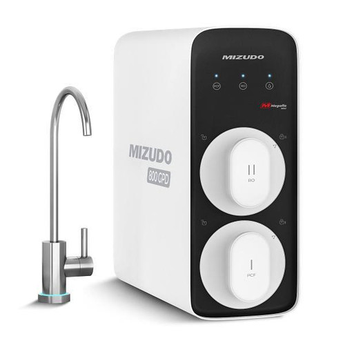 Mizudo Megaflo Mini 800 Gpd 8-Stage Reverse Osmosis Filtration System