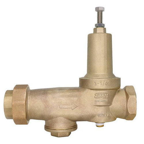 Zurn 1-1/2" 625xl3 Comp Repl Prv 15-75 PSI Sgl Union X Fem Npt W/Gauge Lead Free