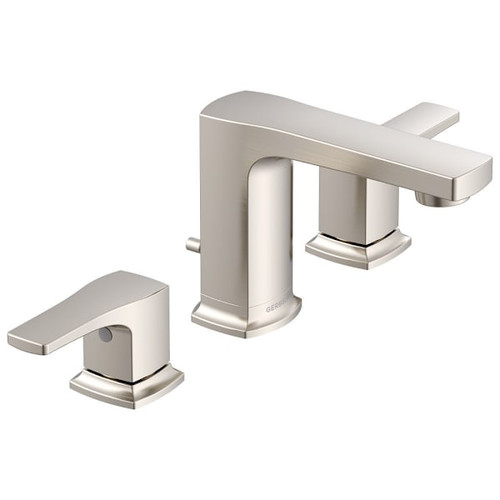 Gerber Tribune 2h Ws Lavatory Faucet 50/50 Pu Drain 1.2 Brushed Nickel