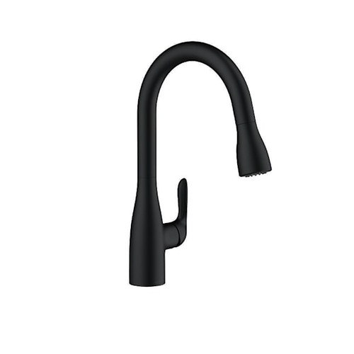 Gerber Viper 1h Pull-Down Kitchen Faucet W/ Deck Plate 1.75gpm S Black
