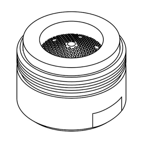 Central Brass 13/16"-27 Male Thread 1.5 GPM Aerator