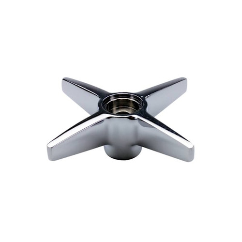 Zurn Aquaspec Single Cross/Four-Arm Handle With Red Blue And Black Index Plugs