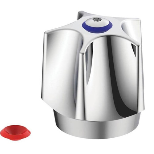 Delta Commercial Instit Parts Teck Fluted Handle And Screw Sub-Assembly - 76403