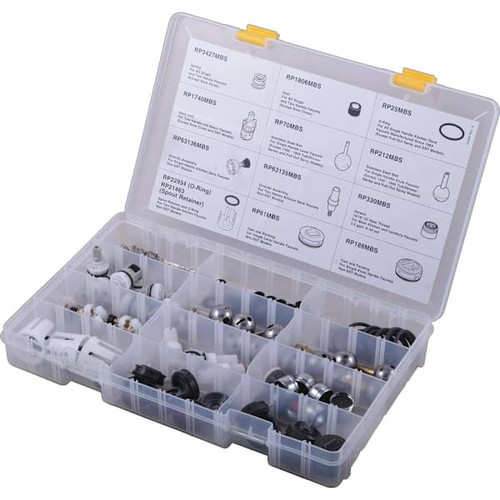 Delta Plumber'S Box Of Assorted Maintenance Parts