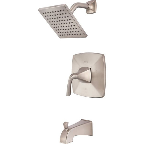 Pfister Bronson 1-Handle Tub/Shower Trim, 1.8 Gpm, Brushed Nickel