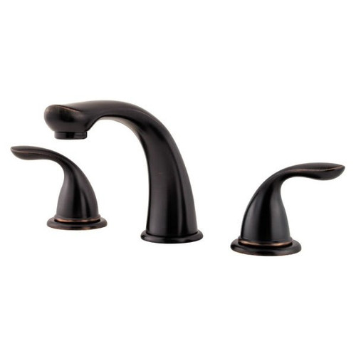 Pfister Pfirst Roman Tub Trim, 18 Gpm, Tuscan Bronze, 2 Handles