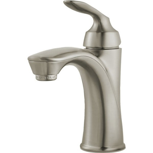 Pfister Avalon Single-Handle 4" Centerset Bath Faucet Nickel, Push & Seal Drain