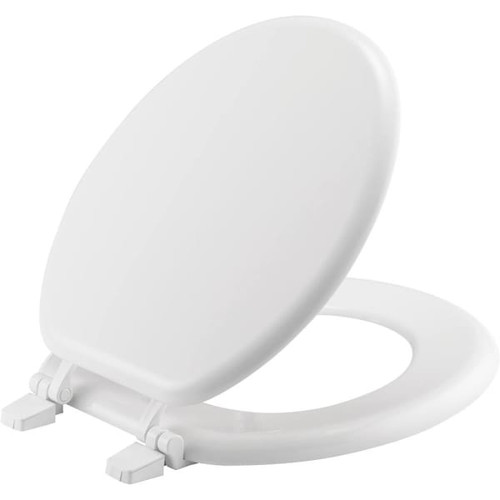 Plastic Closed Front Toilet Seat In White
