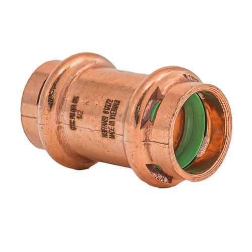 Quickfitting Surepress 1/2" Press Copper Repair Coupling No Stop Package Of 10